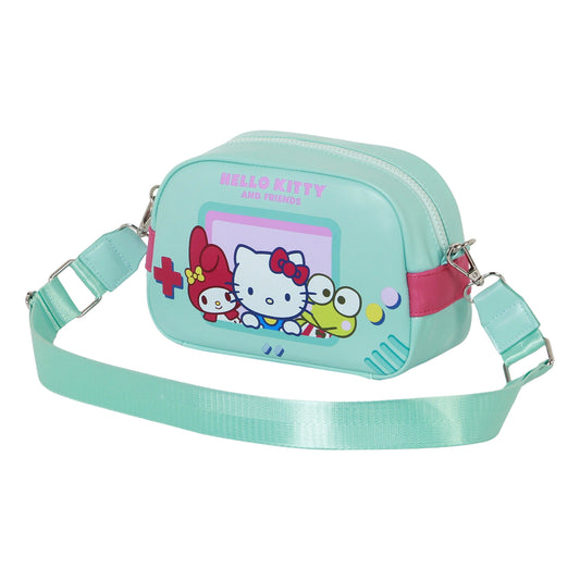 Hello Kitty Videogame-Bolso Bandolera Bowling Lite, Turquesa