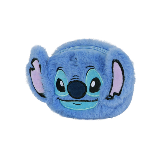 Disney Lilo et Stitch Heart-Porte-monnaie Pill Plush, Bleu