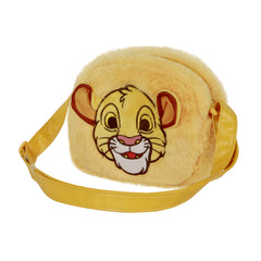 Disney El Rey León Sit-Mini Bolso Bandolera Plush, Amarillo