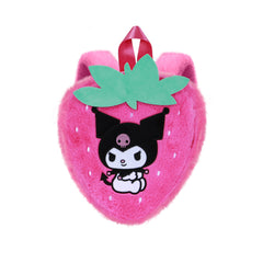 Hello Kitty Kuromi Strawberry-Soft Backpack, Pink