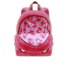 Disney Lotso Huggin Bear Strawberry-Plush Backpack, Pink