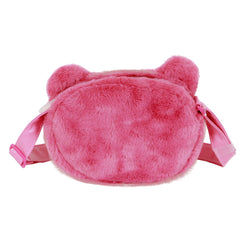 Disney Lotso Cariñoso Strawberry-Mini Bolso Bandolera Plush, Rosa