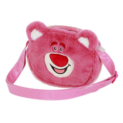 Disney Lotso Cariñoso Strawberry-Mini Bolso Bandolera Plush, Rosa