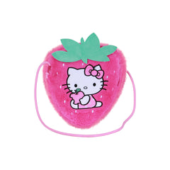 Hello Kitty Strawberry-Bolso Bandolera Soft, Rosa