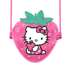 Hello Kitty Strawberry-Bolso Bandolera Soft, Rosa