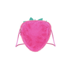 Hello Kitty Kuromi Strawberry-Bolso Bandolera Soft, Rosa