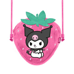 Hello Kitty Kuromi Strawberry-Bolso Bandolera Soft, Rosa