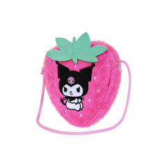 Hello Kitty Kuromi Strawberry-Bolso Bandolera Soft, Rosa
