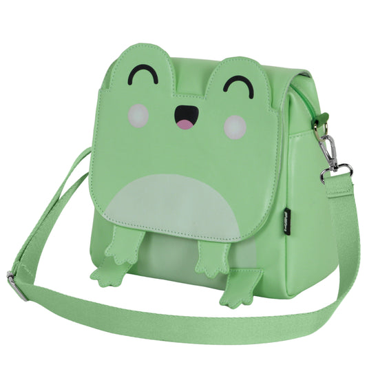 Oh My Pop! Froggy-Bolso-Mochila Kawaii, Turquesa