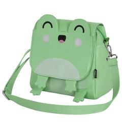 Oh My Pop! Froggy-Bolso-Mochila Kawaii, Turquesa