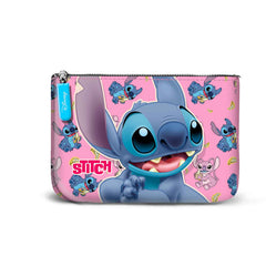 Disney Lilo et Stitch Surprise-Petit Porte-monnaie Carré, Bleu