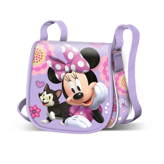 Disney Minnie Mouse Cat-Bolso Bandolera Muffin Mini, Lila