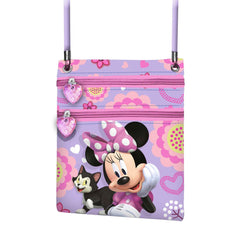 Disney Minnie Mouse Cat-Borsa a Tracolla Action Verticale, Lilla