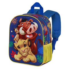 Disney El Rey León Friends-Mochila 3D Elite, Azul