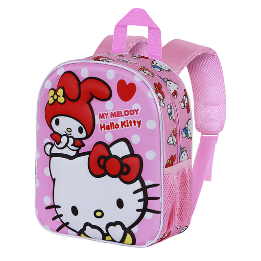 Hello Kitty Lovely-Mochila 3D Elite, Rosa