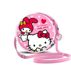 Hello Kitty Lovely-Borsa a Tracolla Rotonda, Rosa