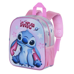 Disney Lilo et Stitch Cosmic-Sac à Dos 3D Elite, Rose