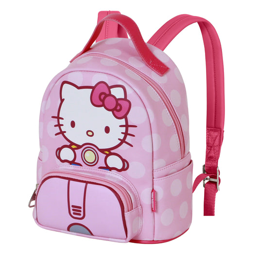 Hello Kitty Moto-Small Heady Backpack, Pink