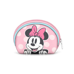 Disney Minnie Mouse Ribbon-Portamonete Ovale Casual, Rosa