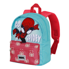 Marvel Spiderman Eyes-Mochila Preescolar Joy, Rojo