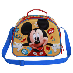 Disney Mickey Mouse Boy-Bolsa Portamerienda 3D, Amarillo