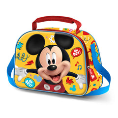 Disney Topolino Boy-Borsa Porta Merenda 3D, Giallo