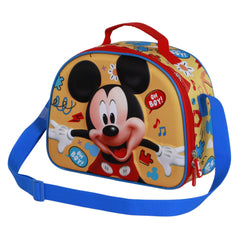 Disney Mickey Mouse Boy-Bolsa Portamerienda 3D, Amarillo