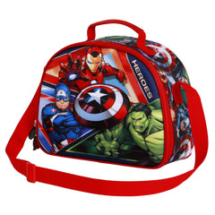 Marvel Avengers Battle-Borsa Porta Merenda 3D, Blu
