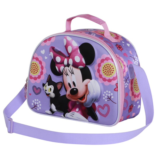 Disney Minnie Mouse Cat-3D Lunch Bag, Lilac
