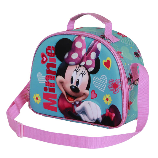 Disney Minnie Mouse Pose-3D Lunch Bag, Pink