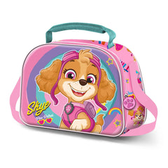 Paw Patrol Happy-Borsa Porta Merenda 3D, Rosa