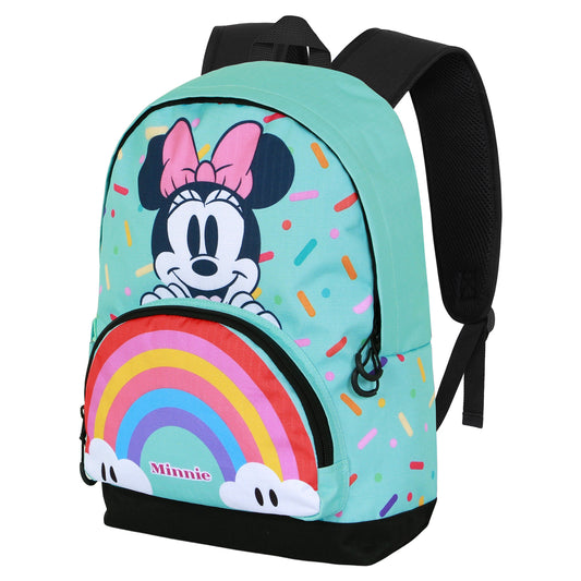 Disney Minnie Mouse Rainbow-Sac à dos HS FAN 3.0, Turquoise