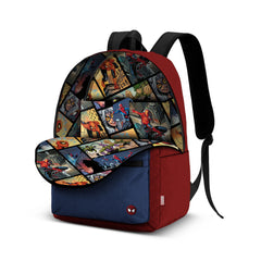Marvel Spiderman SP-Zaino Block, Rosso
