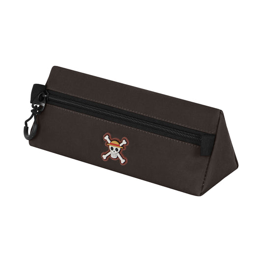 One Piece OP-Estuche Portatodo Triangle, Marrón