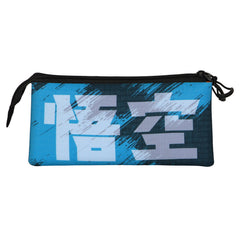 Dragon Ball (Drachenkugel) Saiyajin Blau-Dreifach Federmäppchen, Türkis