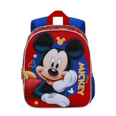 Disney Topolino Buddy-Zainetto 3D Elite, Rosso