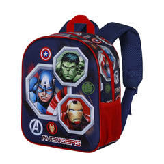 Marvel Los Vengadores Assemble-Mochila 3D Elite, Multicolor