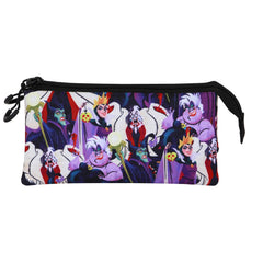 Méchants Disney Evil-Trousse Triple, Multicolore