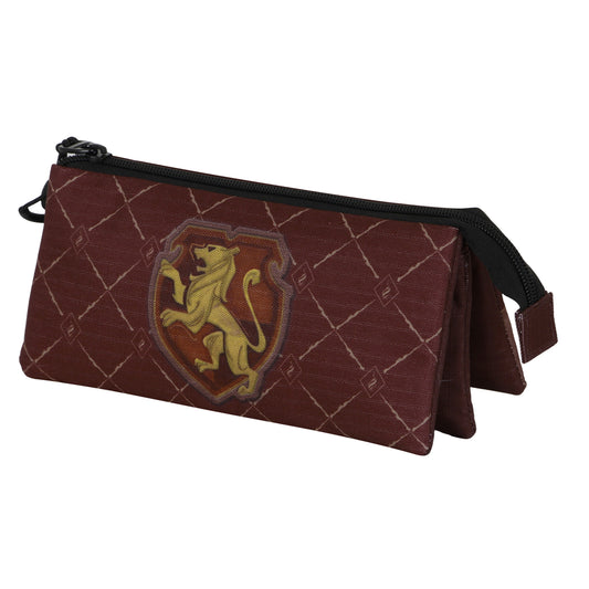 Harry Potter Legacy Gryffindor-Estuche Portatodo Triple, Burdeos
