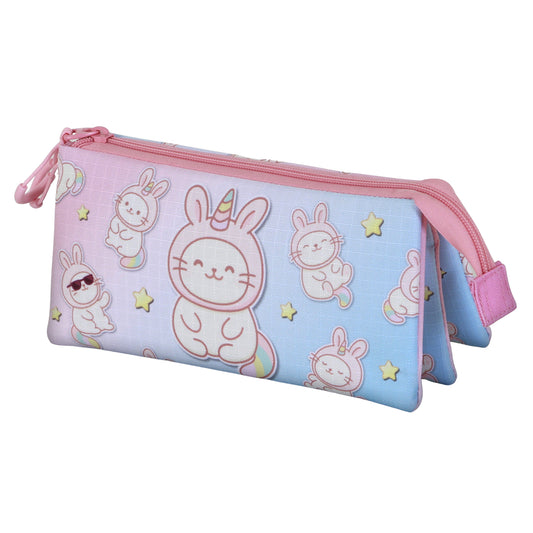 Oh My Pop Bunicat-Trousse Triple, Rose