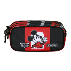 Disney Mickey Mouse Racing-Estuche Portatodo Trick FAN 2.2, Rojo
