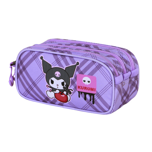 Hello Kitty Kuromi Cherry-Trousse Trick FAN 2.2, Mauve