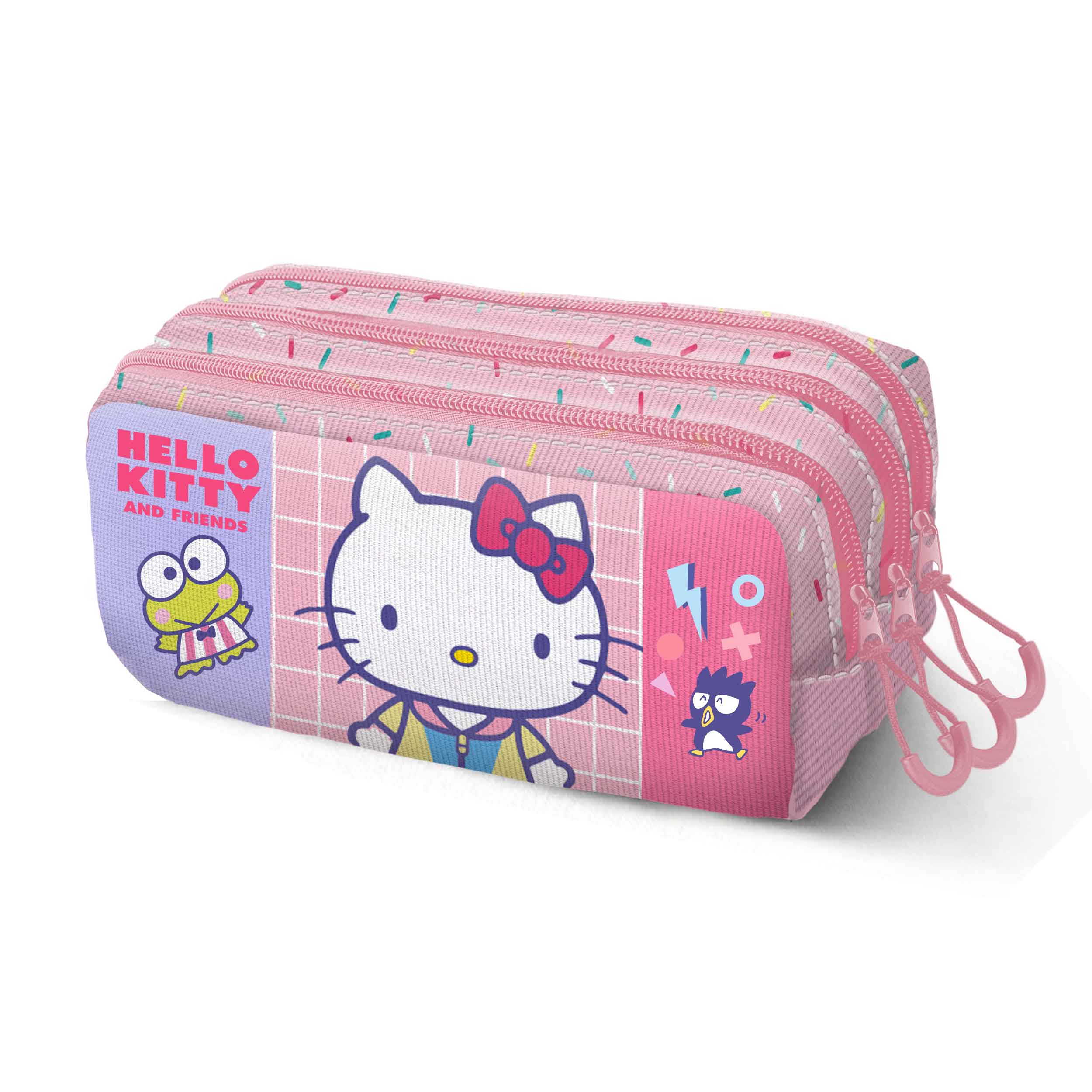Hello Kitty Fun-Estuche Portatodo Trick FAN 2.2, Rosa