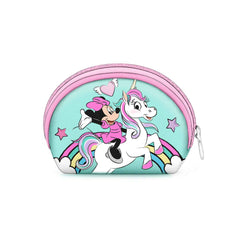 Disney Minnie Mouse Fantasy-Monedero Oval Casual, Verde