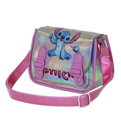 Disney Lilo und Stitch Cosmic-Umhängetasche Satchel XS, Silber