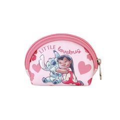 Disney Lilo en Stitch Lovebug-ovale casual portemonnee, Roze