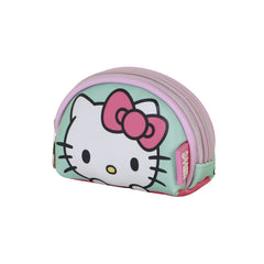 Hello Kitty Van-Portamonete Ovale Casual, Verde