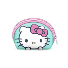 Hello Kitty Van-Monedero Oval Casual, Verde