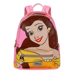 Disney Princesas Belle-Mochila Heady Pq Premium, Rosa
