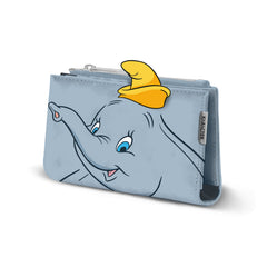 Disney Dumbo Face-Billetero Slim, Azul
